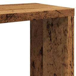 Berkfield Home Wall Cube Shelves 6 pcs Old Wood 30x15x30 cm Engineered Wood in Brown - Size: 30 x 15 x 30 cm - thumbnail 8