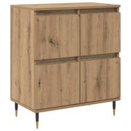 Berkfield Home Sideboard with Storage with Door Brown 60 x 35 x 70 cm Engineered wood - thumbnail 2