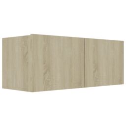 Berkfield Home 6 Piece TV Cabinet Set Sonoma Oak Engineered Wood in Brown - thumbnail 5