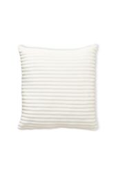 BHS Luxury Ribbon Velvet Cushion in Cream - Size: 45 cm x 45 cm - thumbnail 2