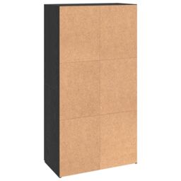 Berkfield Home Office Cabinet Black oak 60 x 32 x 115 cm Engineered wood - thumbnail 8