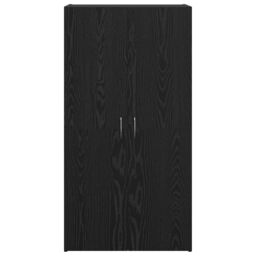 Berkfield Home Office Cabinet Black oak 60 x 32 x 115 cm Engineered wood - thumbnail 6
