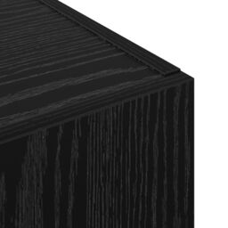 Berkfield Home Office Cabinet Black oak 60 x 32 x 115 cm Engineered wood - thumbnail 9