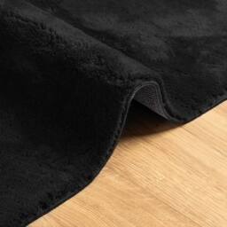 Berkfield Home Rug HUARTE Short Pile Soft & Washable Black 80x200 cm - Size: Medium - thumbnail 6