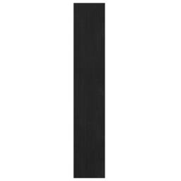 Berkfield Home Decorative Book Cabinet/Room Divider Black 100x30x167.5 cm Solid - thumbnail 6
