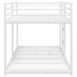 Berkfield Home Bunk Bed without Mattress White 100x200 cm Steel - thumbnail 6