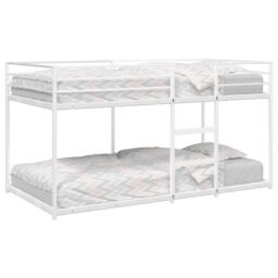 Berkfield Home Bunk Bed without Mattress White 100x200 cm Steel