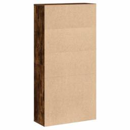 Berkfield Home Bookcase Smoked Oak 60x24x120 cm Engineered Wood in Brown - Size: 60 x 24 x 120 cm - thumbnail 6