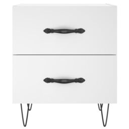 Berkfield Home Bedside Cabinets 2 pcs White 40x35x47.5 cm Engineered Wood - thumbnail 6