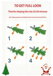 Outdoor Living Pre-Lit Green Artificial Christmas Tree - 7FT with 210 LED lights - thumbnail 2