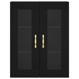 Berkfield Home Wall Mounted Cabinet Black 69.5x34x90 cm - thumbnail 7