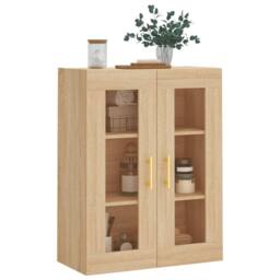 Berkfield Home Wall Mounted Cabinet Sonoma Oak 69.5x34x90 cm in Brown - thumbnail 4