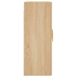 Berkfield Home Wall Mounted Cabinet Sonoma Oak 69.5x34x90 cm in Brown - thumbnail 8