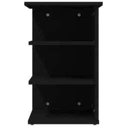 Berkfield Home Side Cabinet Black 35x35x55 cm Engineered Wood - Size: 35 x 35 x 55 cm - thumbnail 5