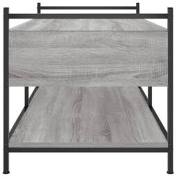 Berkfield Home Decorative Coffee Table Grey Sonoma 99x50x50 cm Engineered Wood - Size: 99 x 50 x 50 cm - thumbnail 7
