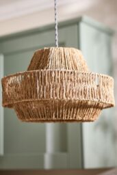 Dibor Layered Pendant Natural Home Décor Ceilling Light Shade H20 x D33cm - thumbnail 4