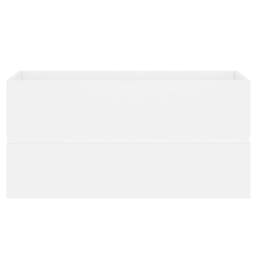 Berkfield Home Sink Cabinet White 90x38.5x45 cm Engineered Wood - thumbnail 5