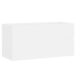 Berkfield Home Sink Cabinet White 90x38.5x45 cm Engineered Wood - thumbnail 2