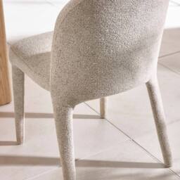 Cheshire Islington Premium Beige Chenille Upholstered Dining Chairs - Set of 2 in Light Sand - thumbnail 6