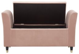 GFW Genoa Velvet Window Seat in Pink - thumbnail 5