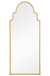 "MirrorOutlet Gold Framed Arched Leaner/Wall Garden Mirror 79"" x 33"" (200x85CM) - Size: 1 Pack" - thumbnail 3