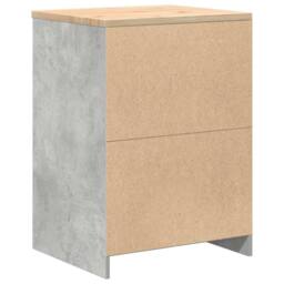 Berkfield Home Garage Storage Cabinet Concrete Grey 60x51x85 cm Solid Wood Pine - Size: 60 x 51 x 85 cm - thumbnail 8