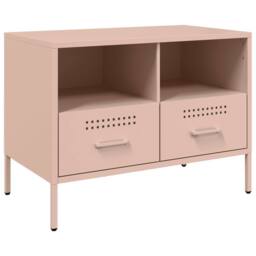 Berkfield Home TV Cabinet Pink 68x39x50.5 cm Steel