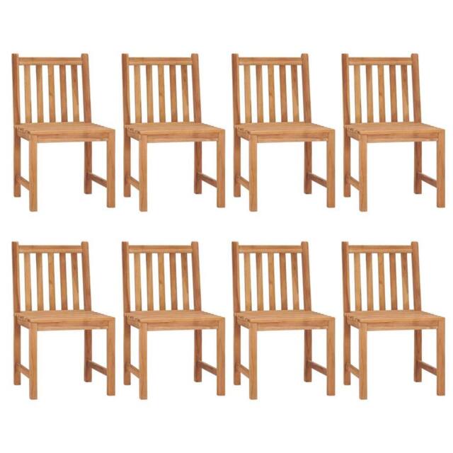 Berkfield Home Beautiful 9 Piece Garden Dining Set Solid Teak Wood in Brown - image 1