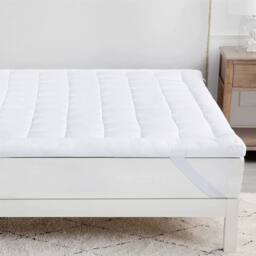 Hinsinc White 4FT 10cm Thick Hotel Quality Mattress Topper - Size: Cot - thumbnail 4