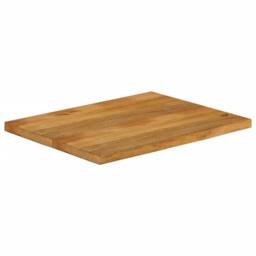 Berkfield Home Table Top Live Edge 70x60x2.5 cm Solid Wood Mango in Brown - thumbnail 3