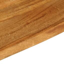 Berkfield Home Table Top Live Edge 70x60x2.5 cm Solid Wood Mango in Brown - thumbnail 7