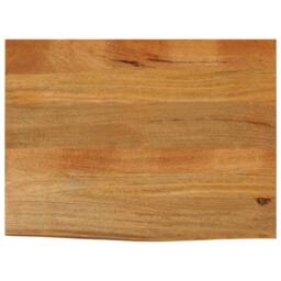 Berkfield Home Table Top Live Edge 70x60x2.5 cm Solid Wood Mango in Brown - thumbnail 2