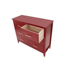 Cabinet Bits Palazzi 6 Drawer Chest of Drawers in Red - thumbnail 5