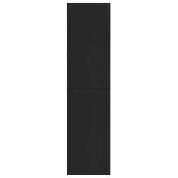 Berkfield Home Wardrobe Black 100x50x200 cm Engineered Wood - Size: 100 x 50 x 200 cm - thumbnail 6