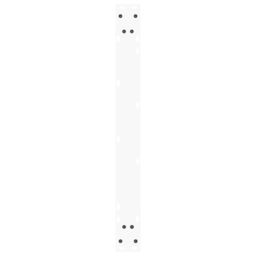 Berkfield Home Dining Table Legs V-Shape 3 pcs White 80x(72-73.3) cm Steel - thumbnail 7