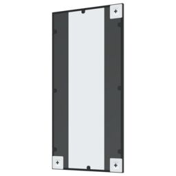 Berkfield Home Wall Mirror Black 40x80 cm Rectangle Iron - thumbnail 5