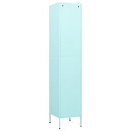 Berkfield Home Locker Cabinet Mint 35x46x180 cm Steel in Green - Size: 35 x 46 x 180 cm - thumbnail 5