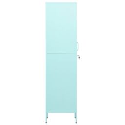 Berkfield Home Locker Cabinet Mint 35x46x180 cm Steel in Green - Size: 35 x 46 x 180 cm - thumbnail 4