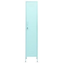 Berkfield Home Locker Cabinet Mint 35x46x180 cm Steel in Green - Size: 35 x 46 x 180 cm - thumbnail 3
