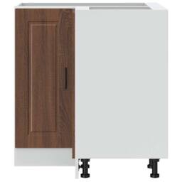 Berkfield Home Kitchen Corner Base Cabinet¬†Porto Brown Oak Engineered Wood - thumbnail 5