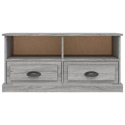 Berkfield Home TV Cabinet Grey Sonoma 93x35.5x45 cm Engineered Wood - thumbnail 6