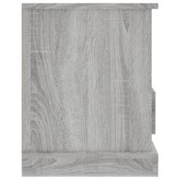 Berkfield Home TV Cabinet Grey Sonoma 93x35.5x45 cm Engineered Wood - thumbnail 7