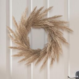 OHS Artificial Flower Wreath Door Wall Home Party Table Decorations Winter Spring in Cream - thumbnail 1