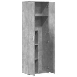 Berkfield Home Highboard Concrete Grey 60x35x180 cm Engineered Wood - Size: 60 x 35 x 180 cm - thumbnail 6