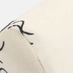 OHS Bows Print Beach Bolster Neck Back Support Pillow in Cream - thumbnail 6