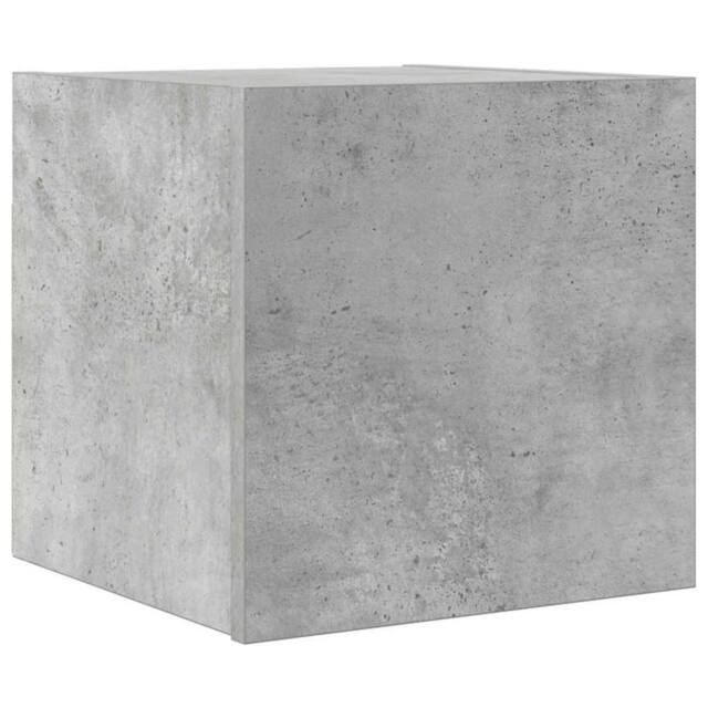 Berkfield Home Wall Mounted TV Cabinet Concrete Grey 30.5x30x30 cm - image 1