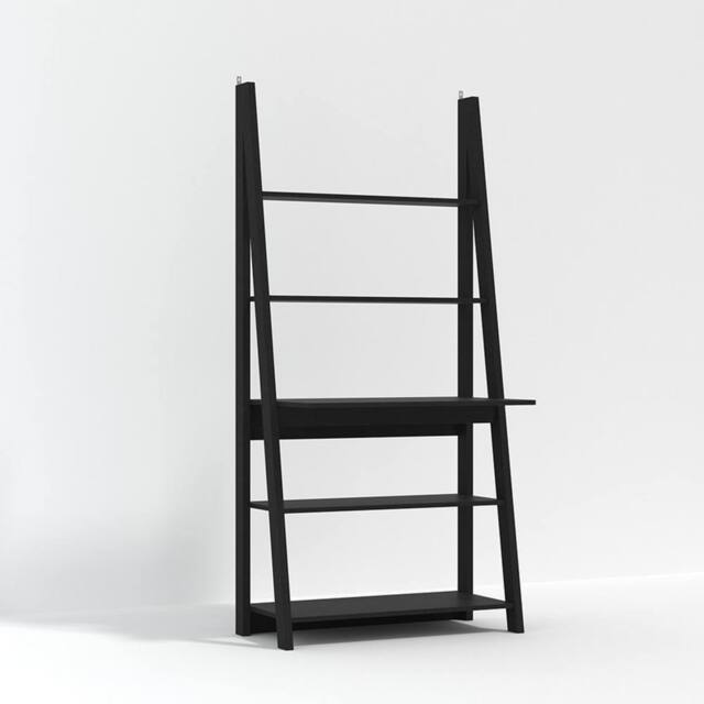 Lemon Pavilion Furniture Tiva Ladder Desk - MDF - L50 x W84 x H175.4 cm - Black - image 1