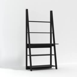 Lemon Pavilion Furniture Tiva Ladder Desk - MDF - L50 x W84 x H175.4 cm - Black - thumbnail 1