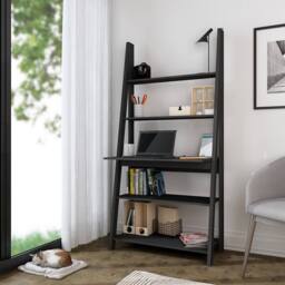 Lemon Pavilion Furniture Tiva Ladder Desk - MDF - L50 x W84 x H175.4 cm - Black - thumbnail 5