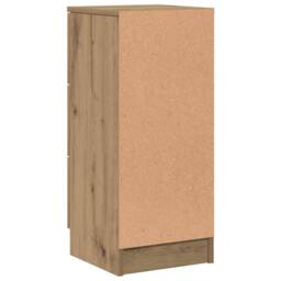 Berkfield Home Sideboard Artisan Oak 30x30x70 cm Engineered Wood in Brown - Size: 30 x 30 x 70 cm - thumbnail 8